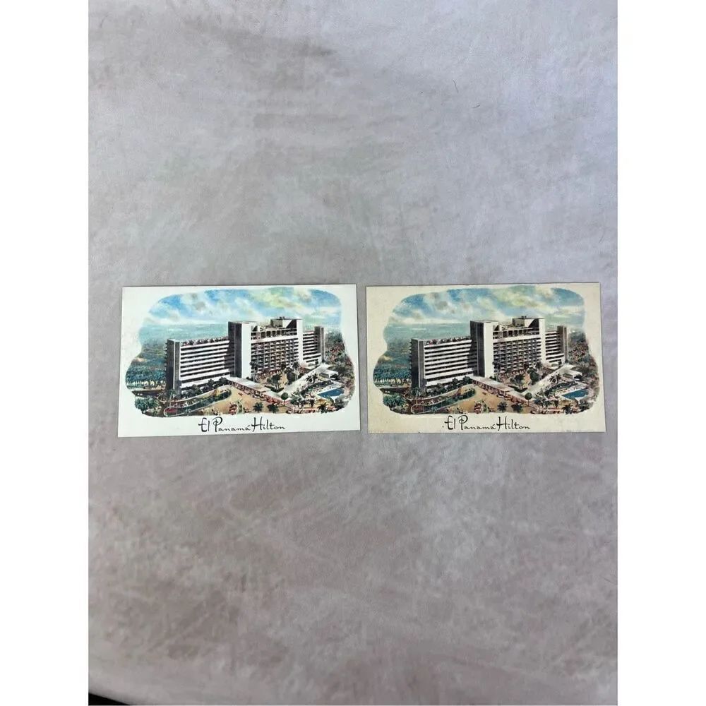 Vintage Panama Postcard A Hilton Hotel El Panama Hilton Overlooking the Pacific